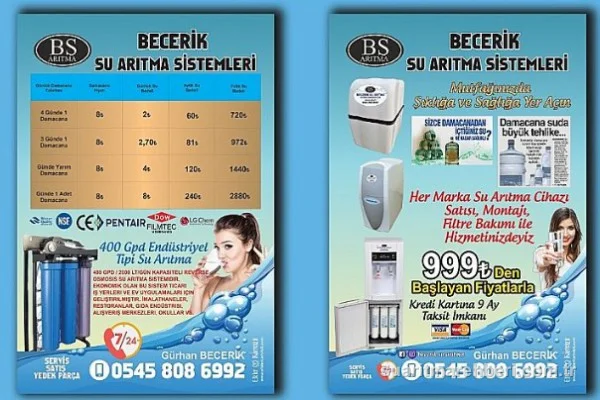 Beceri̇k Su Aritma Si̇stemleri̇