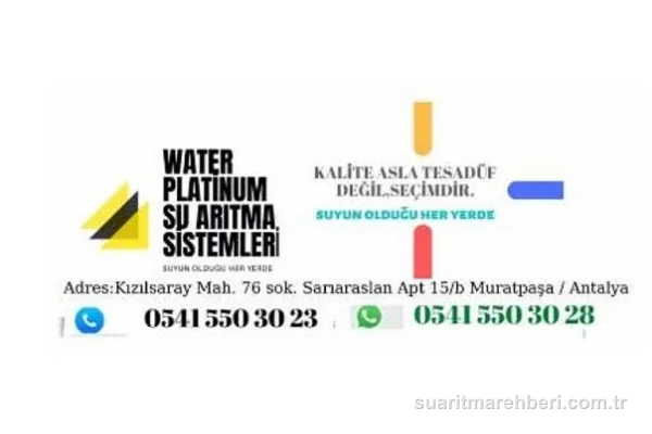 Water Plati̇num Su Aritma Si̇stemleri̇